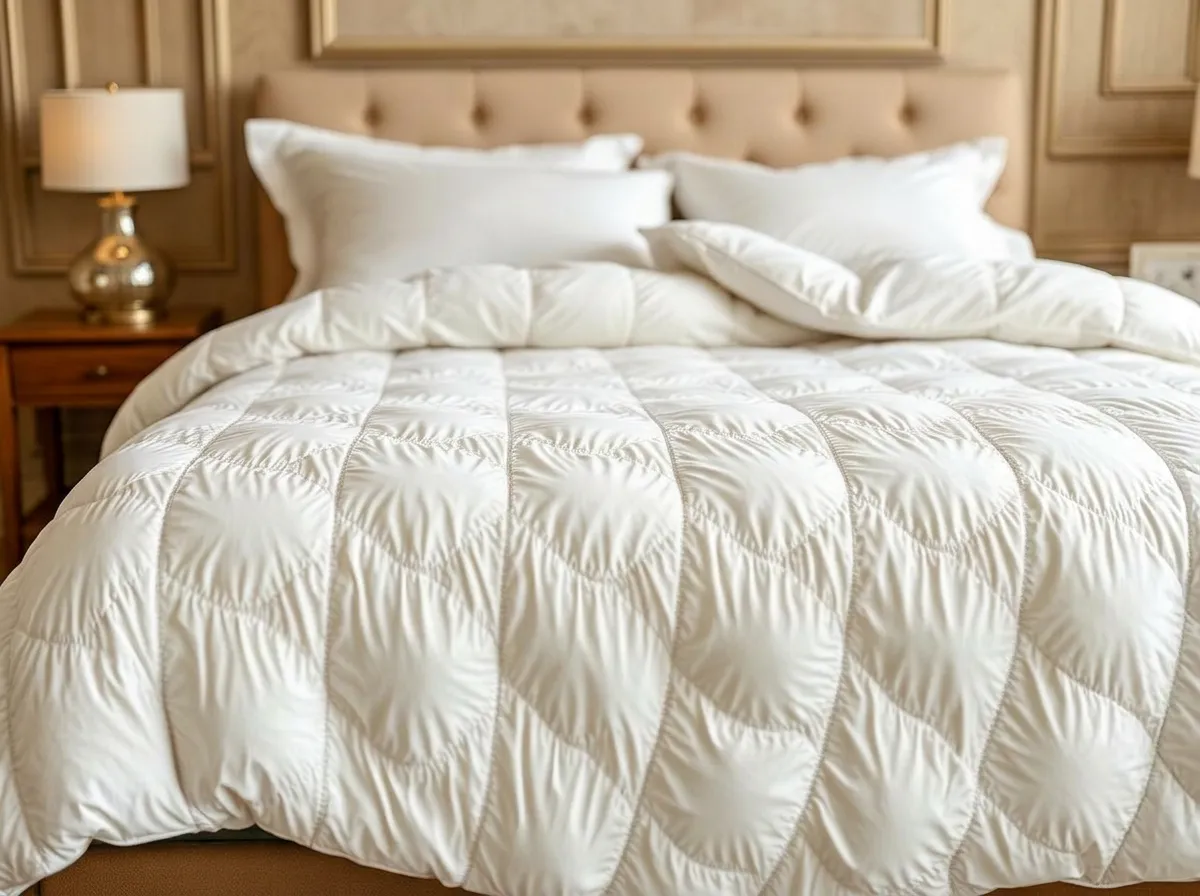 Quilts — Elegantly stitched cotton fill.